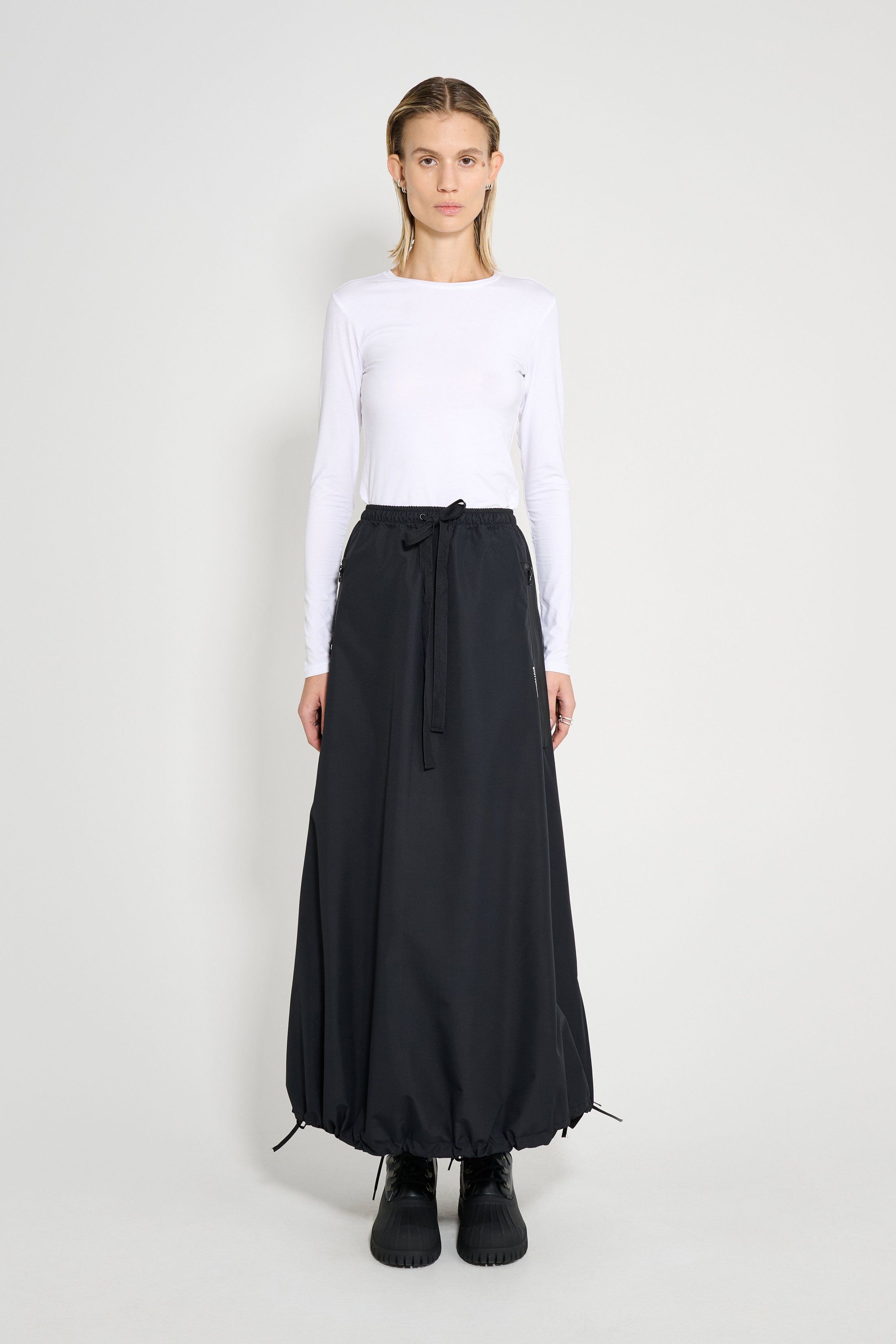 stutterheim sergel skirt black women bottoms skirts