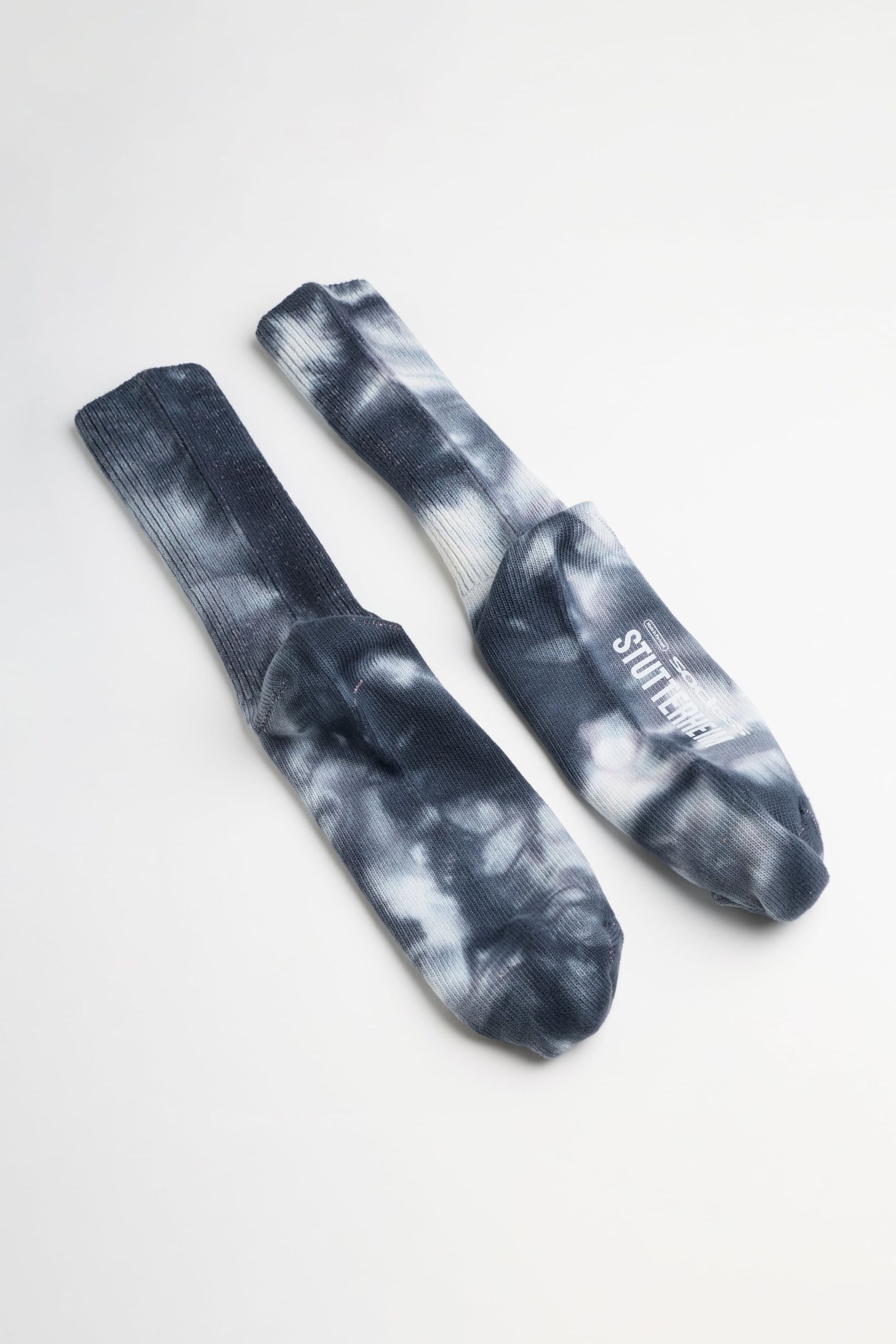 stutterheim socksss cloud-dye socks black collaborations