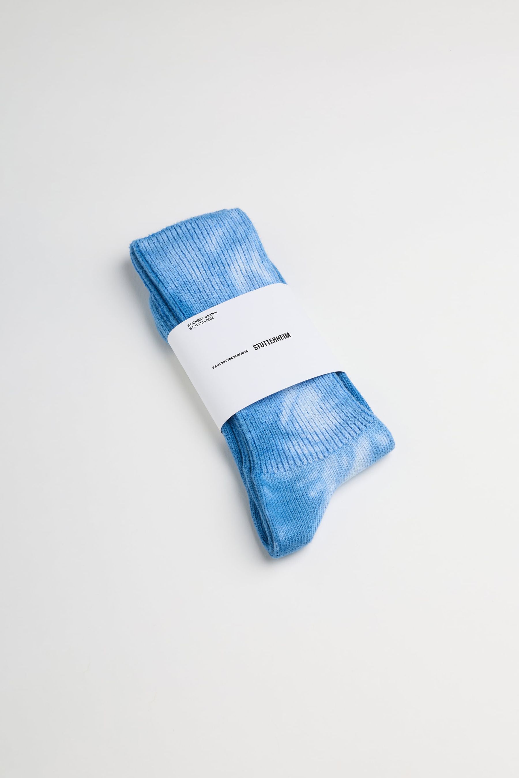 stutterheim socksss cloud-dye socks blue sky collaborations