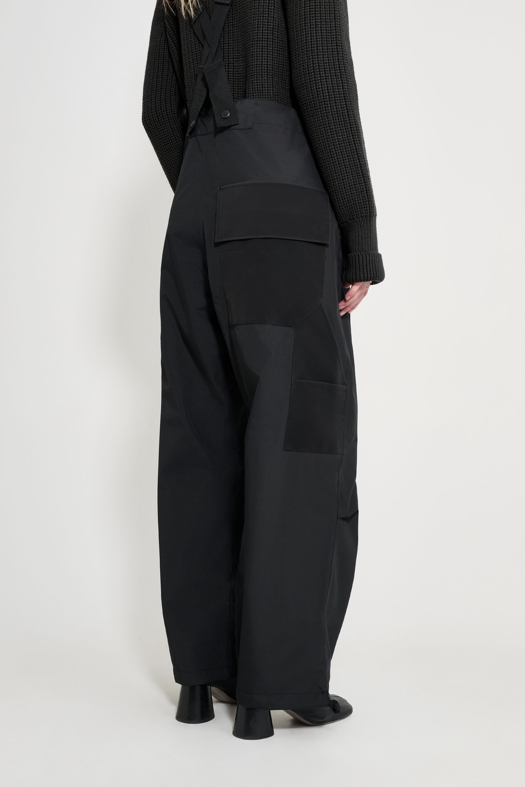 stutterheim space bib trousers black women bottoms
