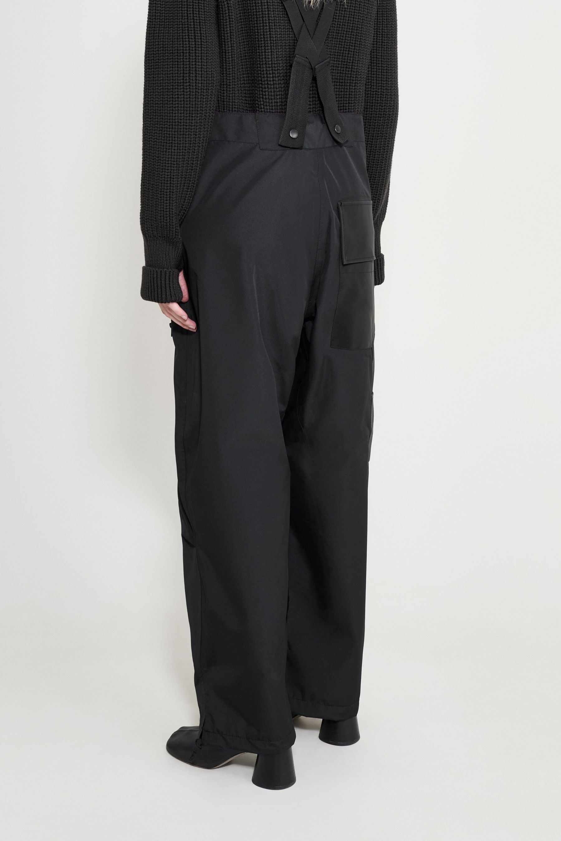 stutterheim space bib trousers black women bottoms