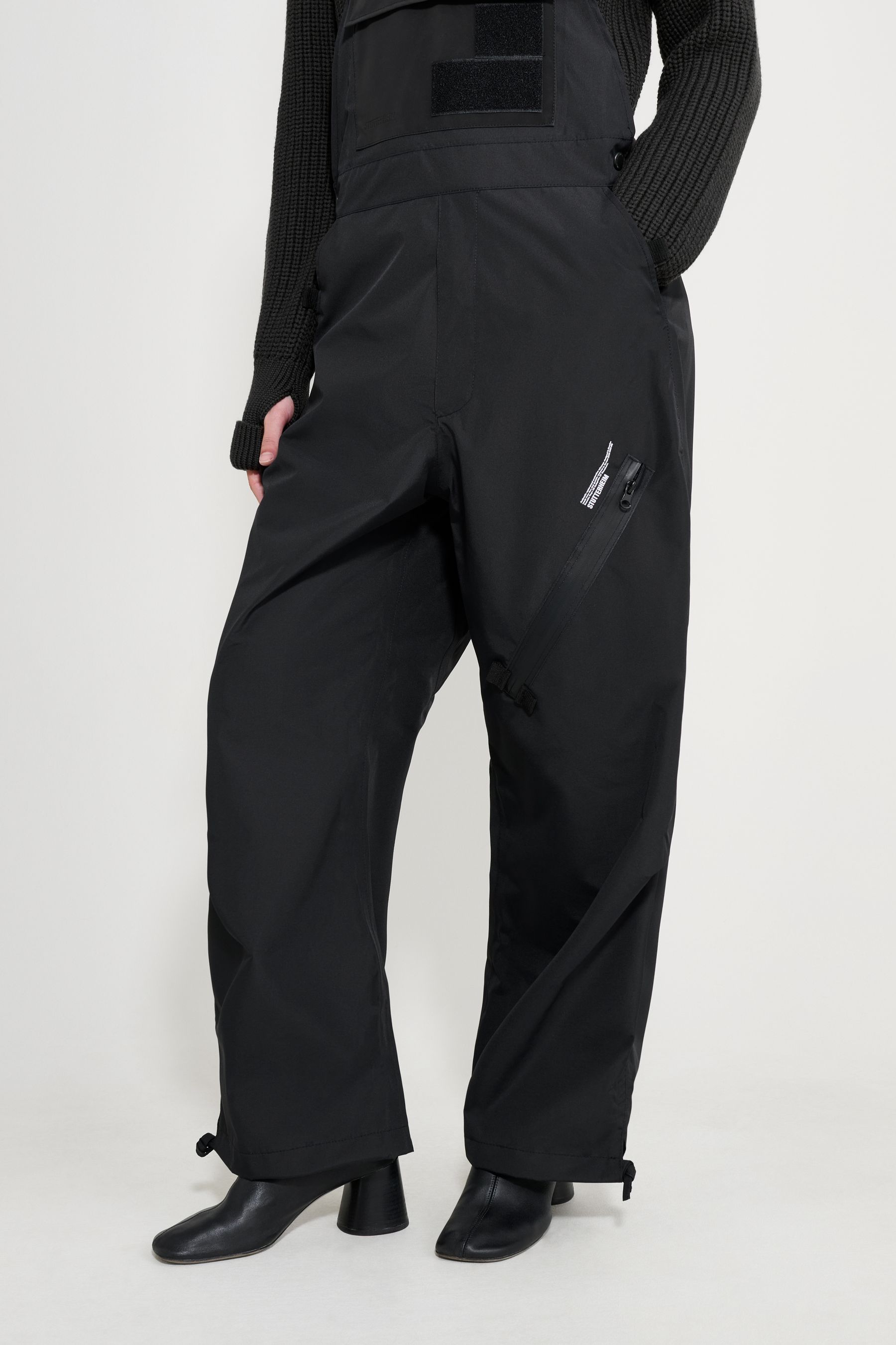stutterheim space bib trousers black women bottoms