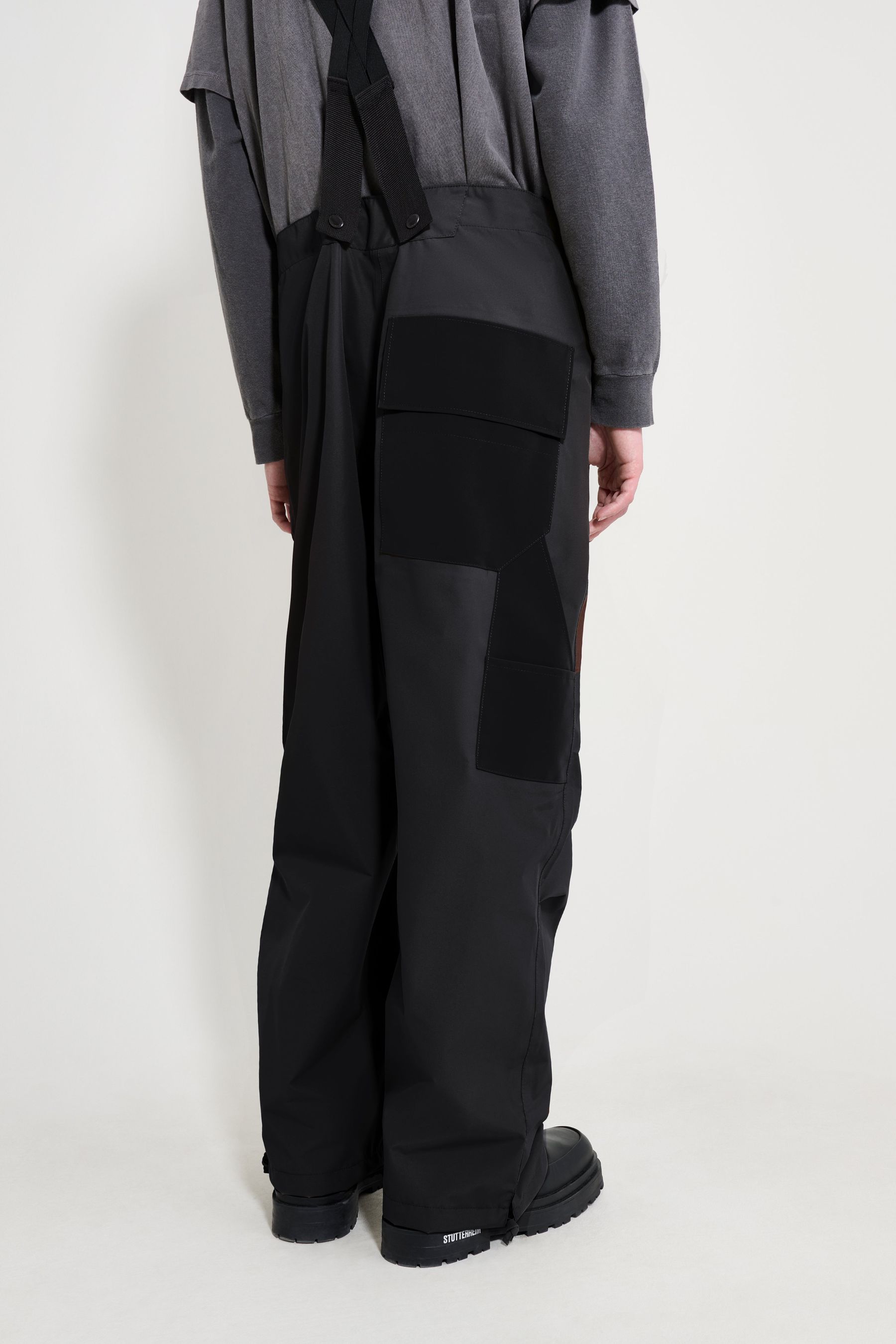 stutterheim space bib trousers black men