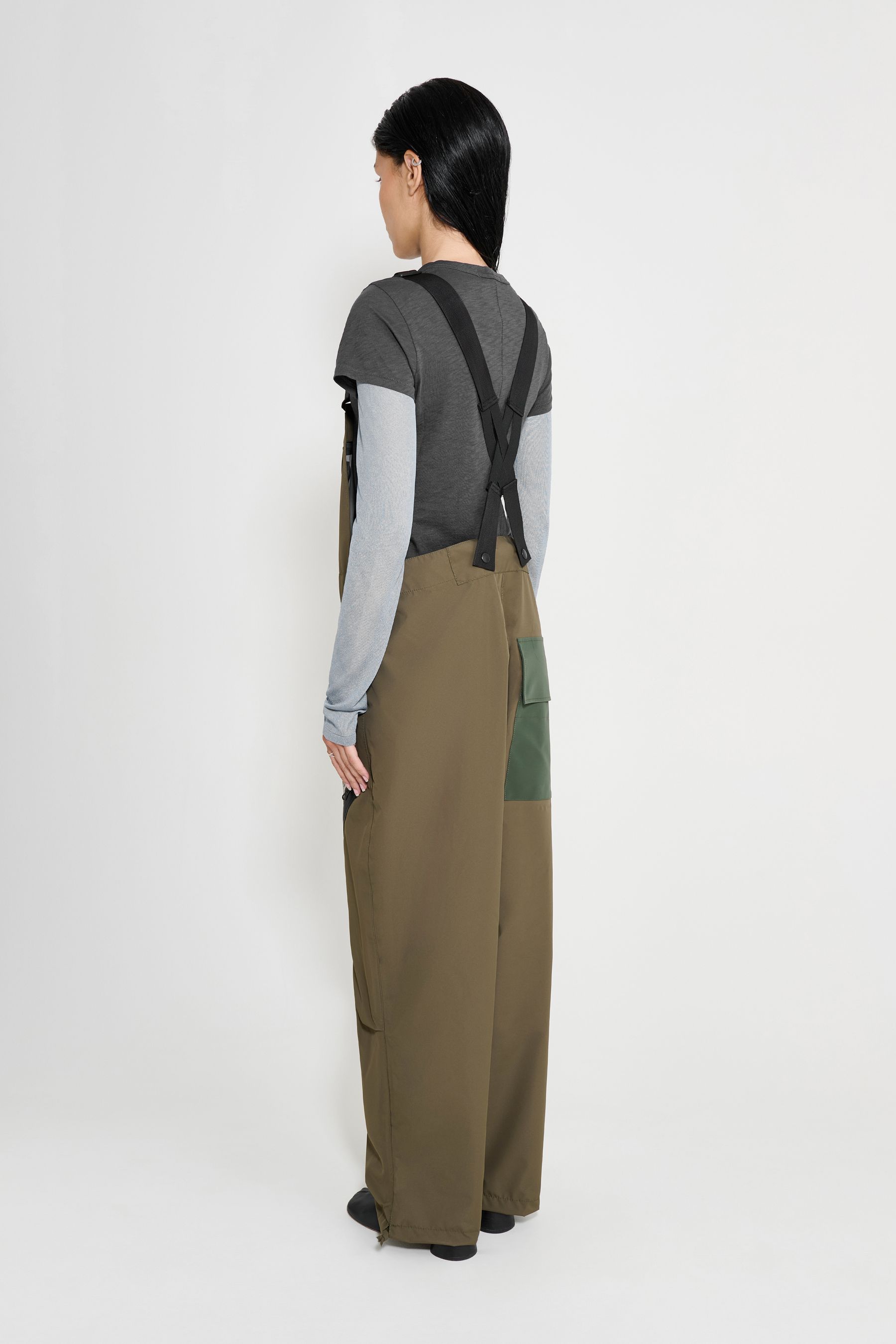 stutterheim space bib trousers green women bottoms