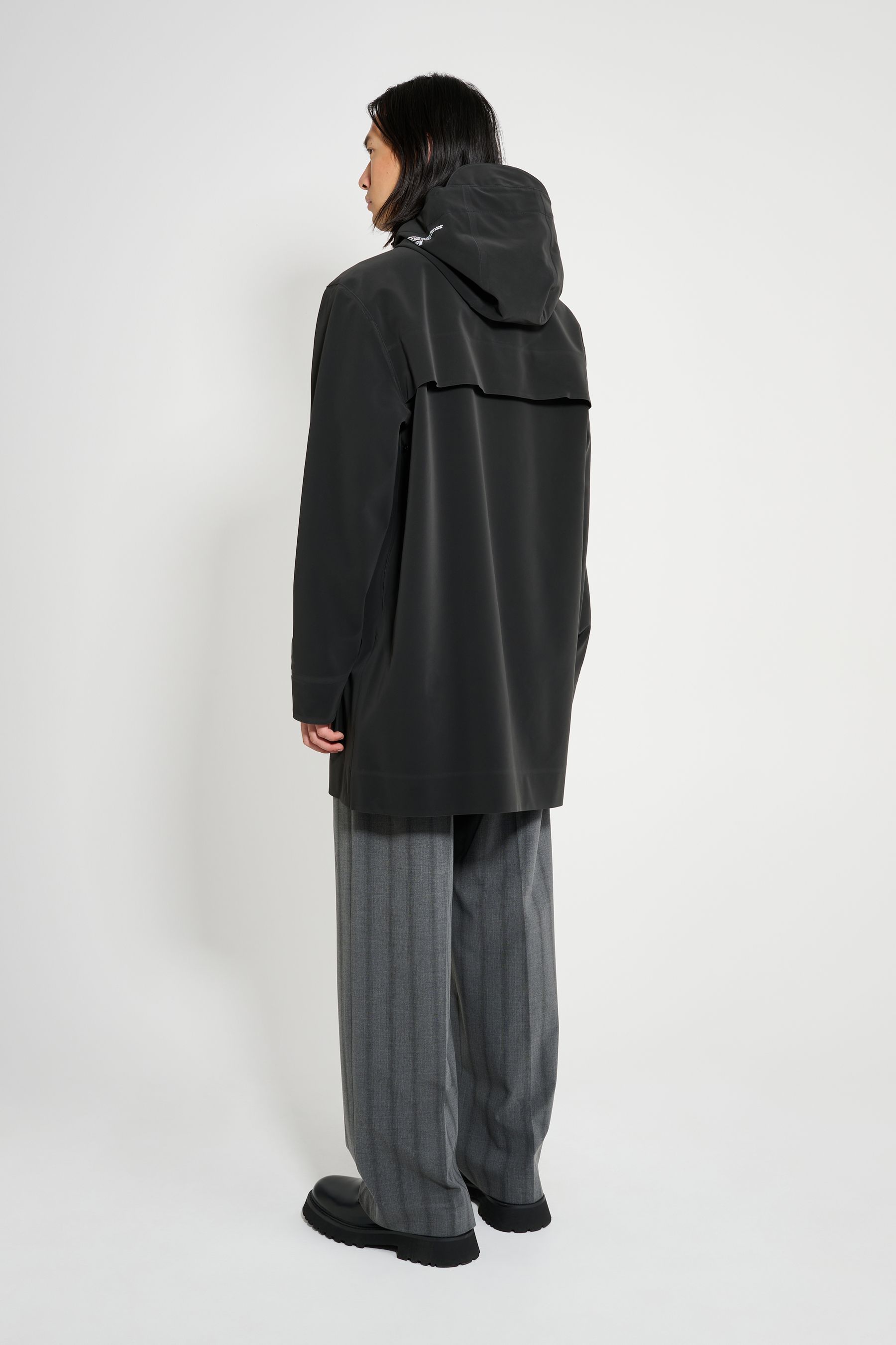 stutterheim stockholm 15 raincoat black men jackets raincoats