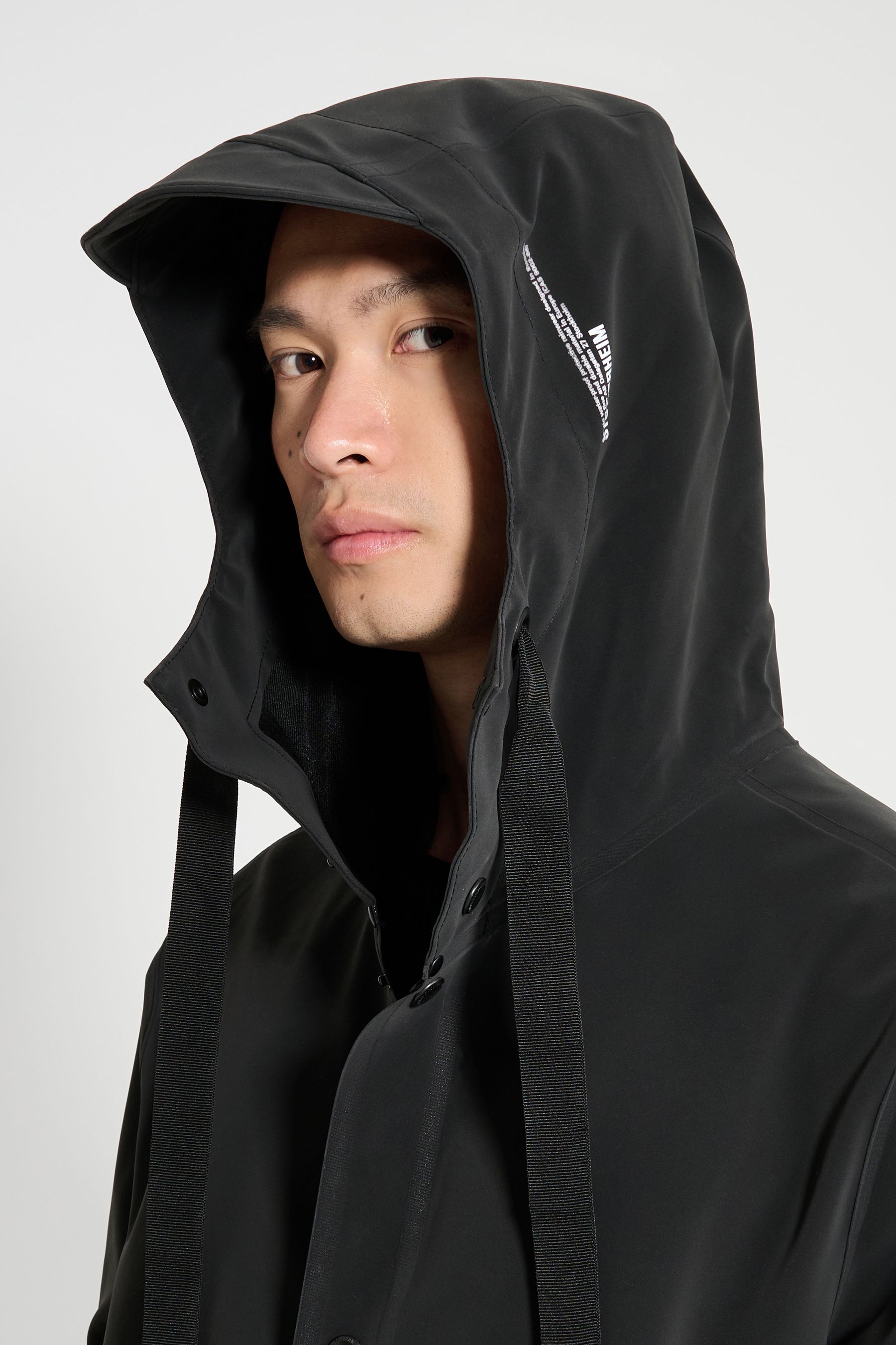 stutterheim stockholm 15 raincoat black men jackets raincoats