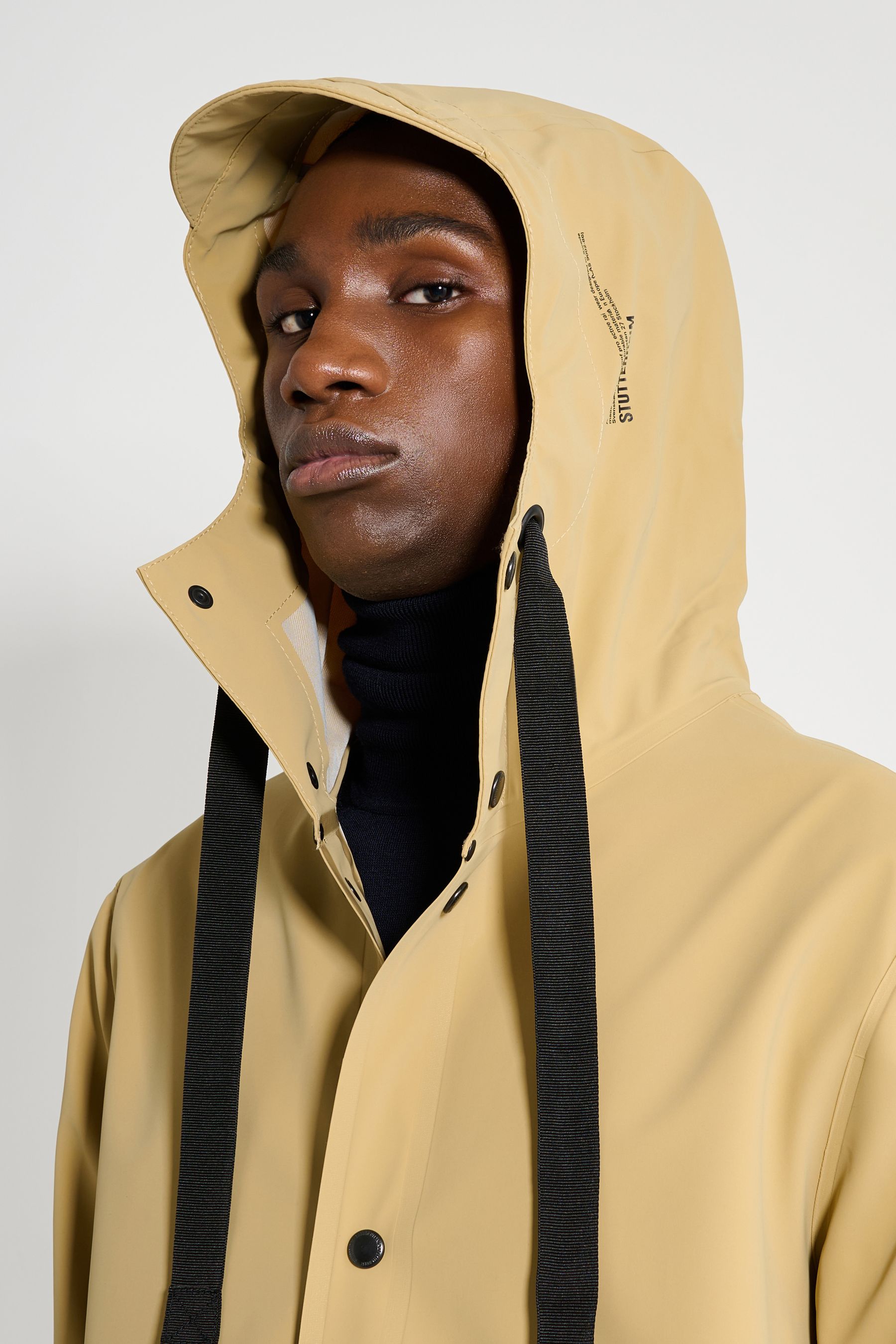 stutterheim stockholm 15 raincoat sand men jackets raincoats
