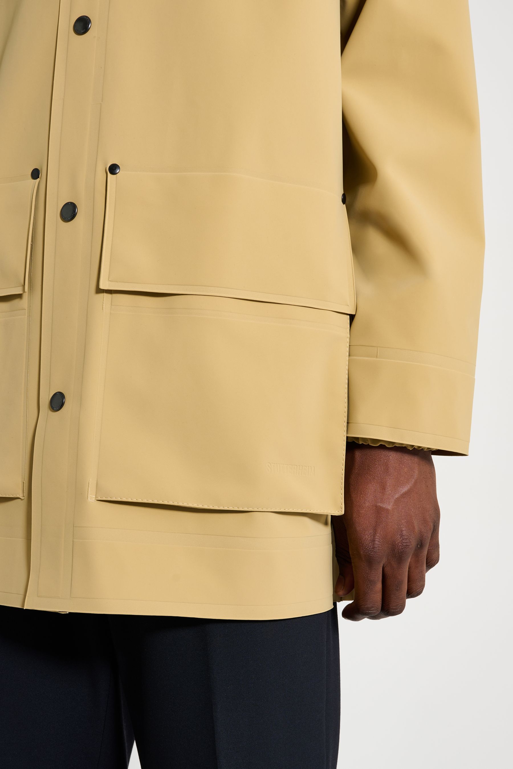 stutterheim stockholm 15 raincoat sand men jackets raincoats
