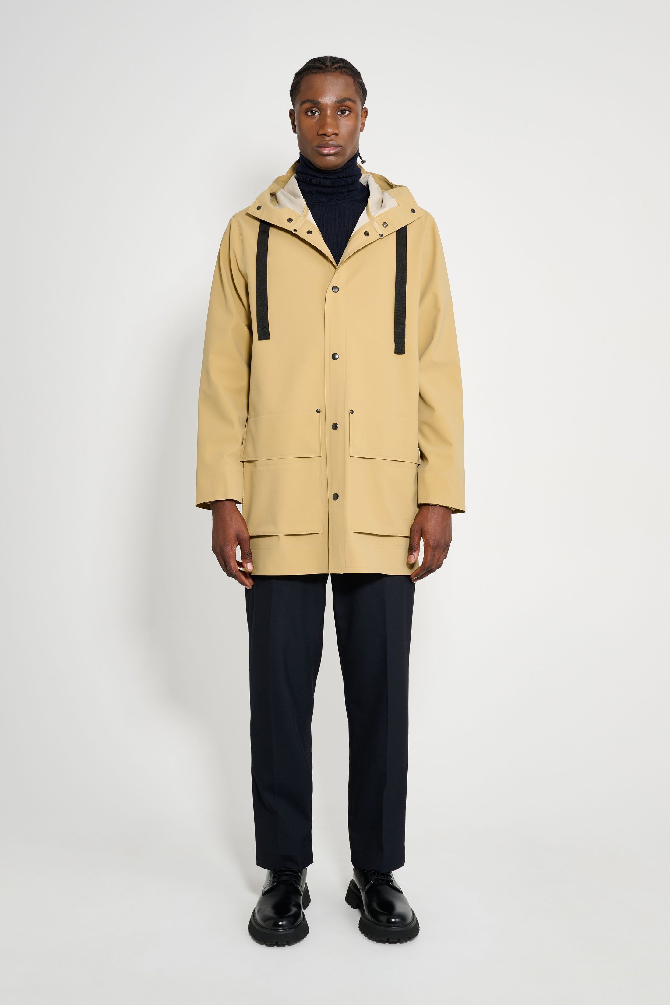 stutterheim stockholm 15 raincoat sand men jackets raincoats