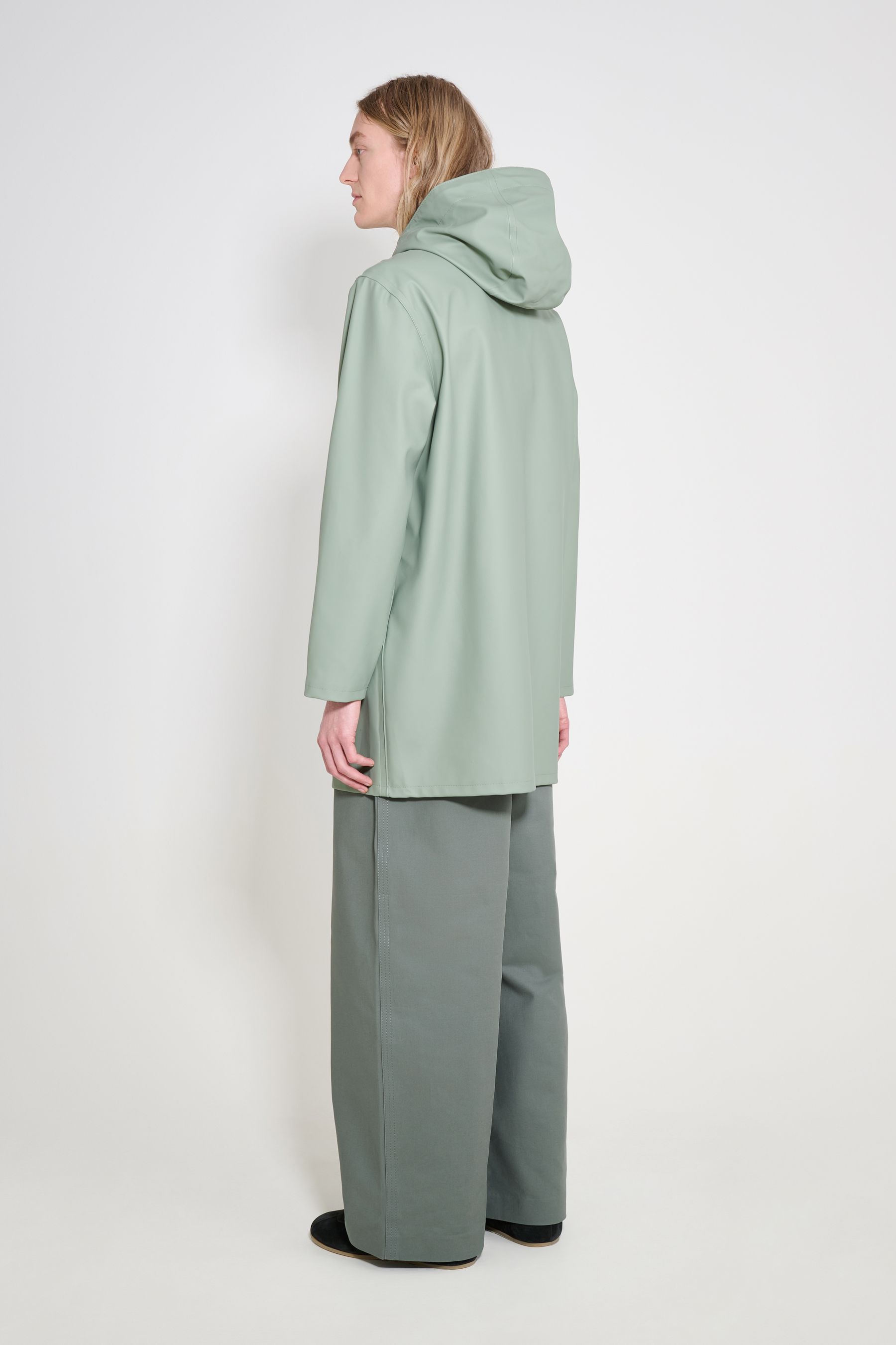 stutterheim stockholm original raincoat khaki green men jackets