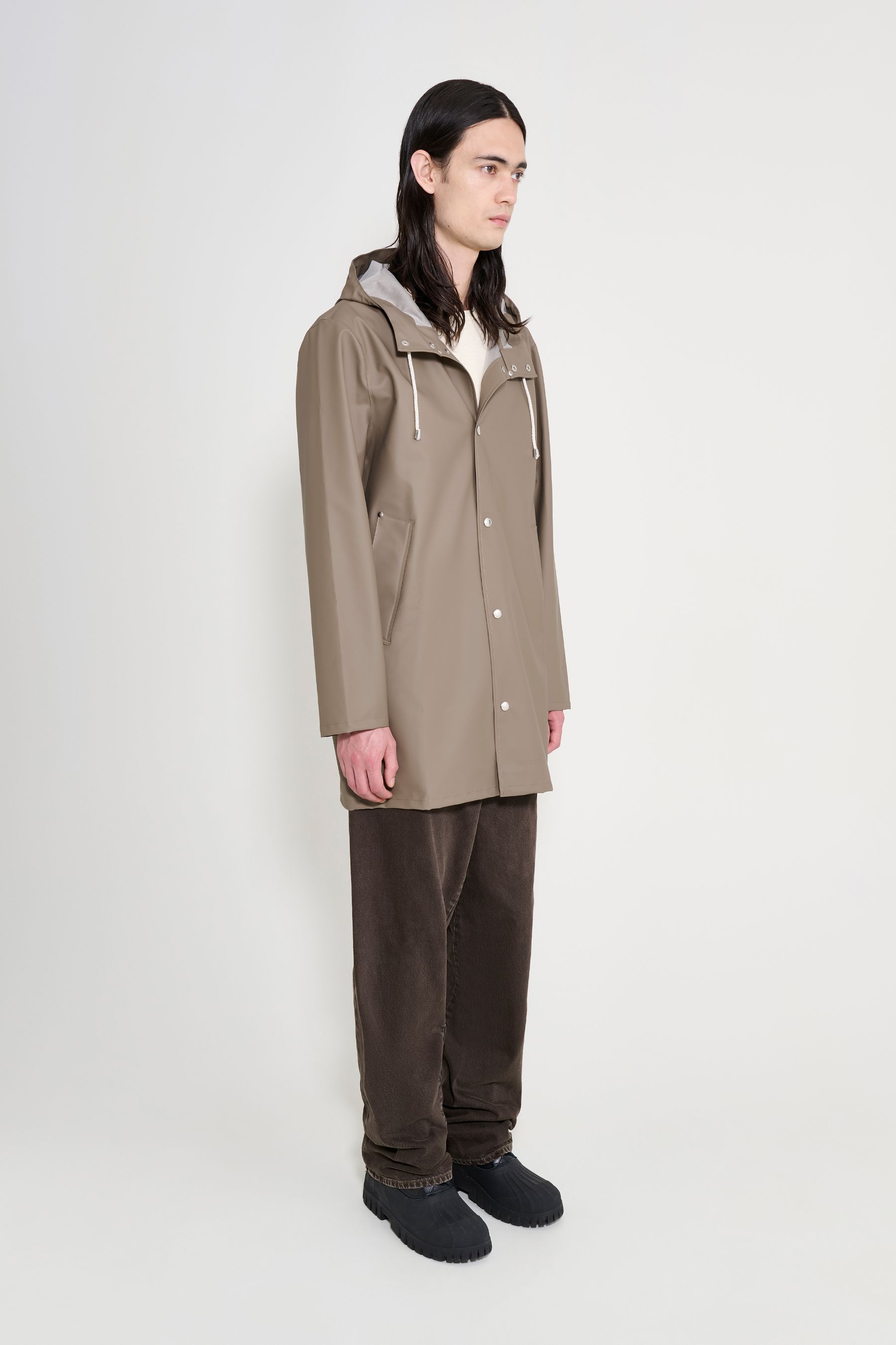 stutterheim stockholm lightweight raincoat mole men jackets raincoats