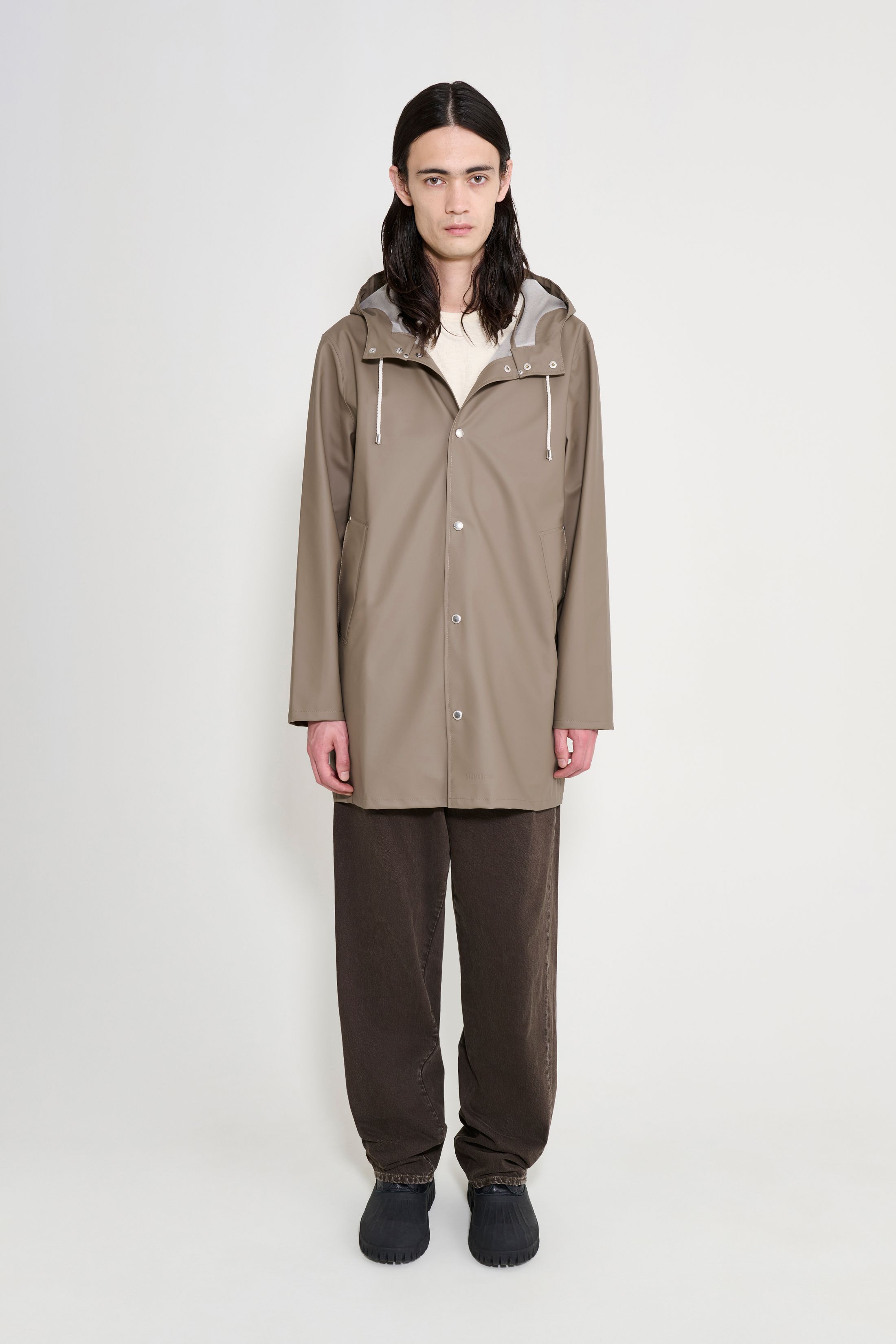 stutterheim stockholm lightweight raincoat mole men jackets raincoats