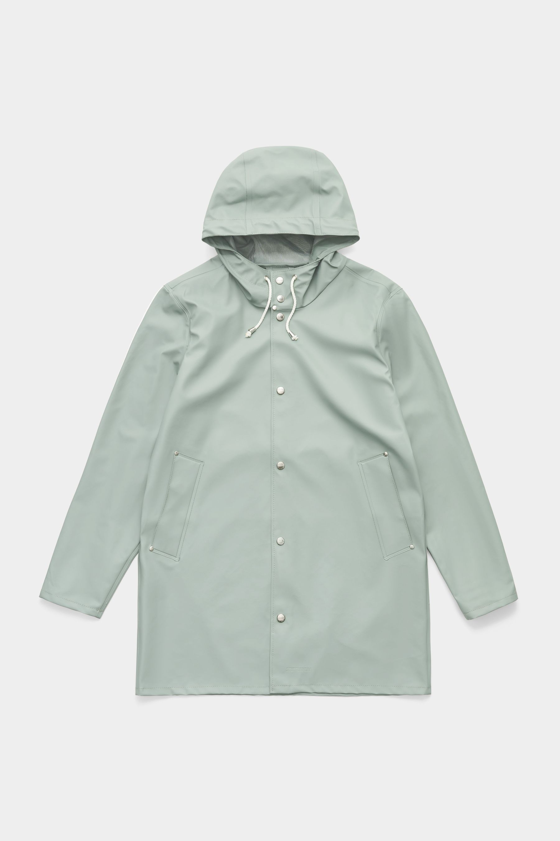 stutterheim stockholm lightweight raincoat sage men jackets raincoats