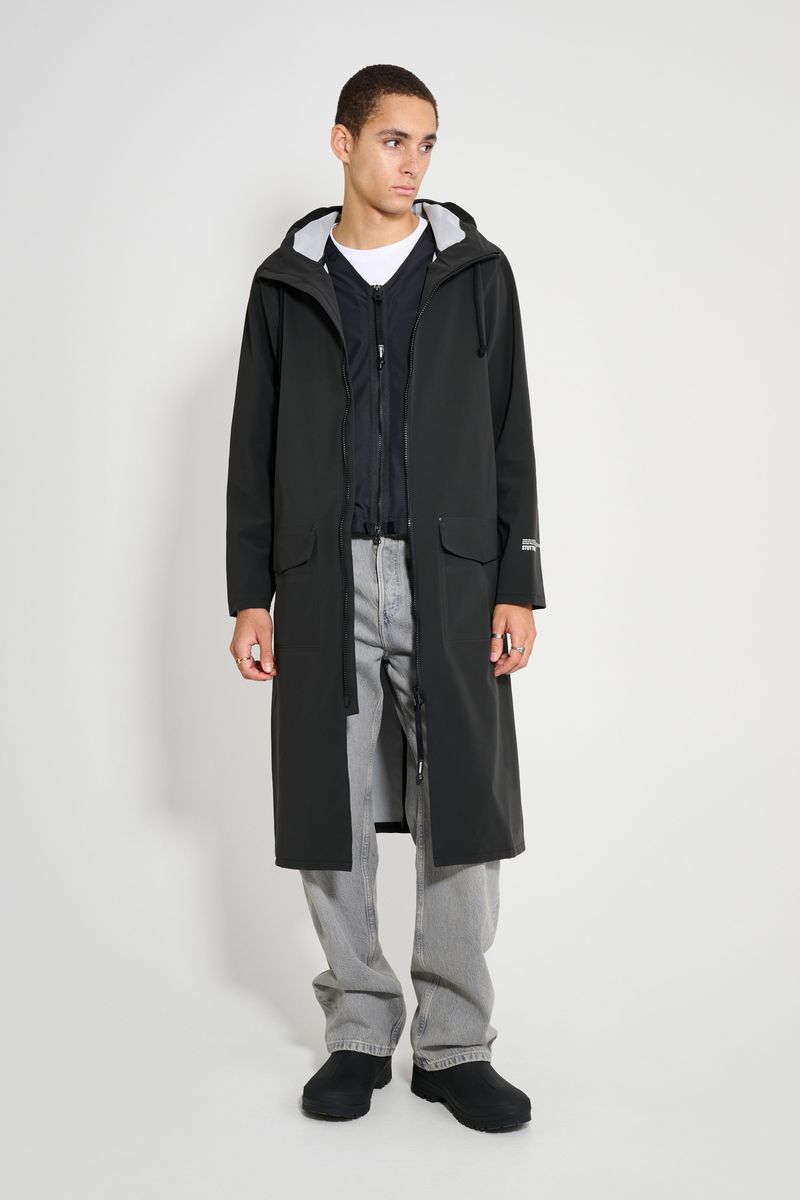 Stutterheim Stockholm Long Patch Raincoat