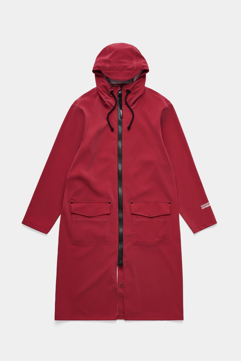 Stutterheim Stockholm Long Patch Raincoat