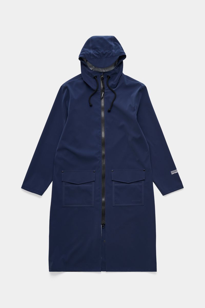Stutterheim Stockholm Long Patch Raincoat