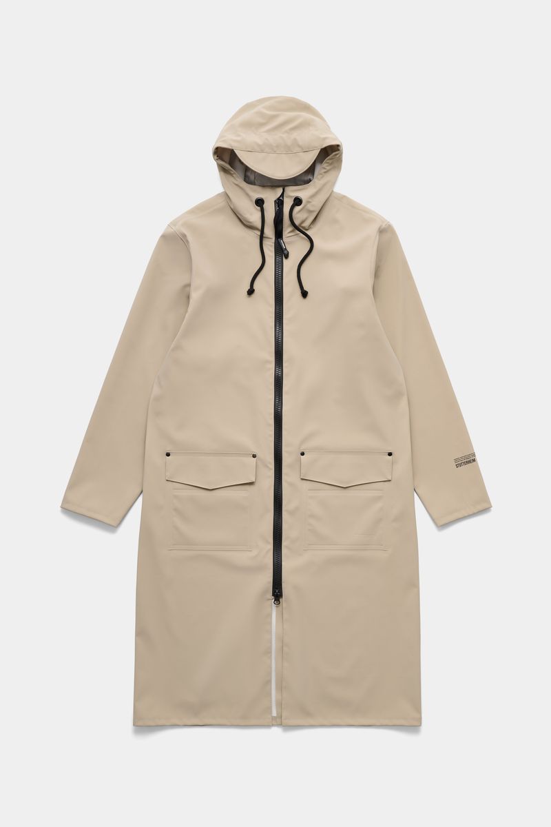 Stutterheim Stockholm Long Patch Raincoat