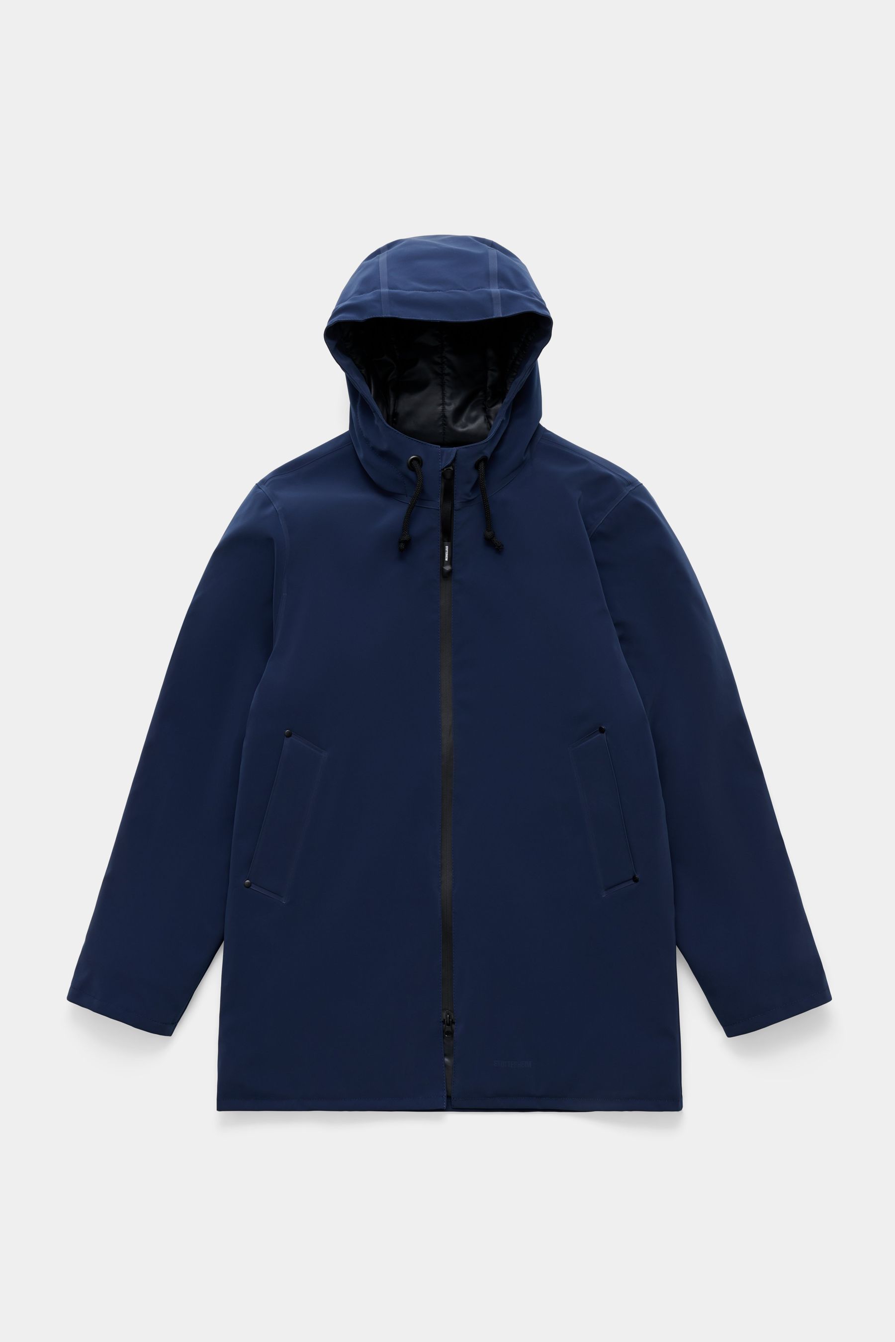 stutterheim stockholm matte winter coat navy women jackets winter-coats