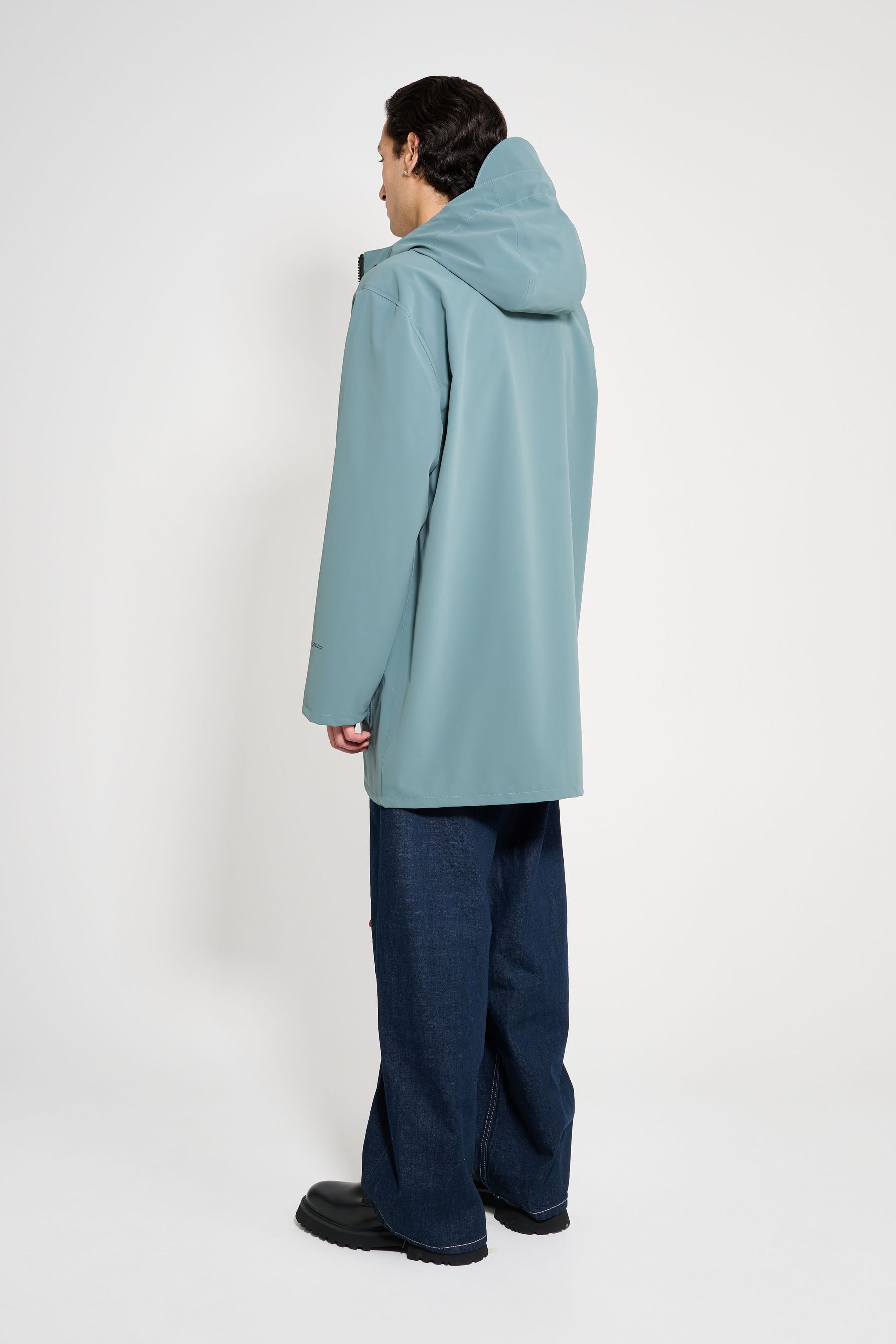 stutterheim stockholm patch raincoat moon rock men jackets raincoats