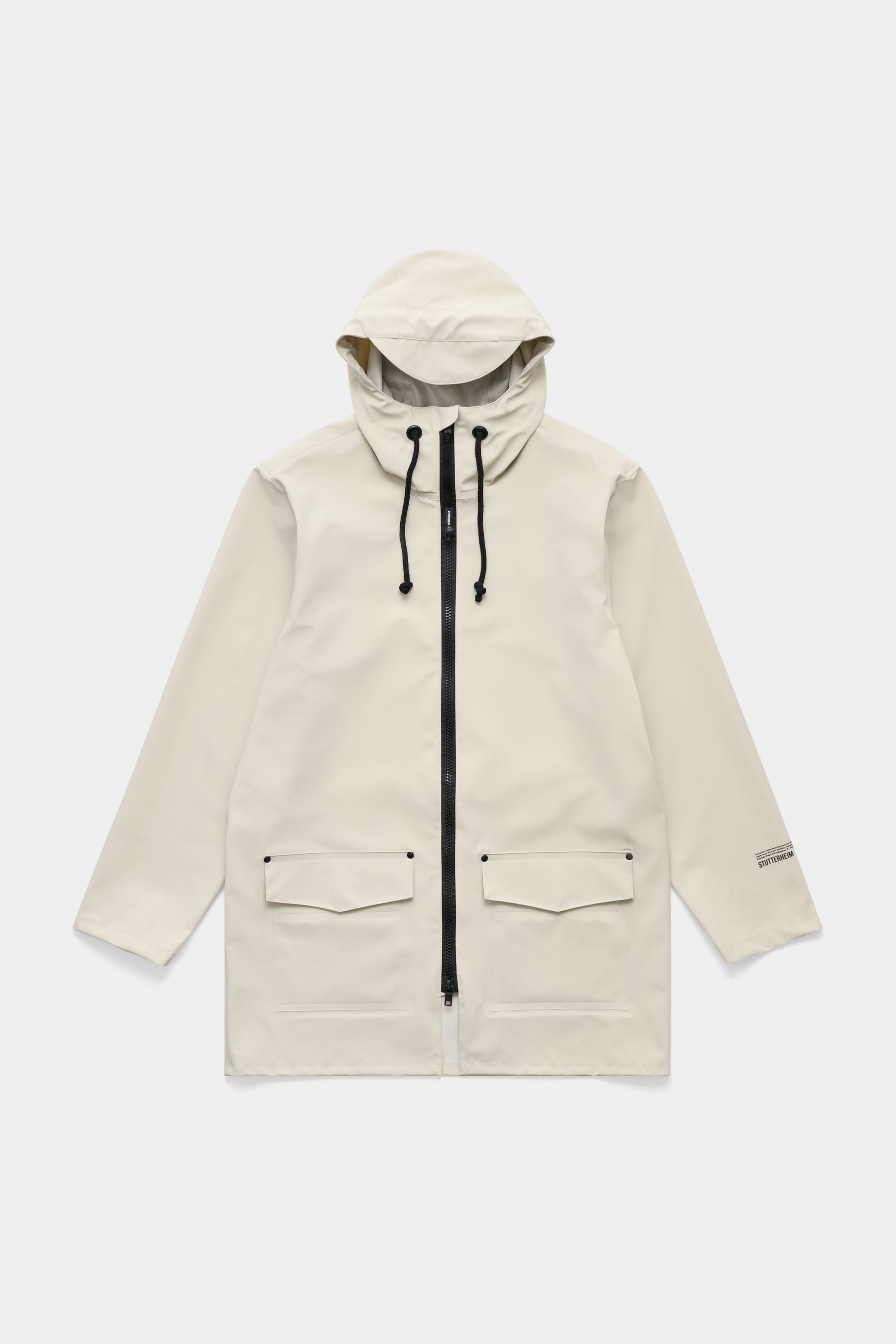 stutterheim stockholm patch raincoat pelican men jackets raincoats