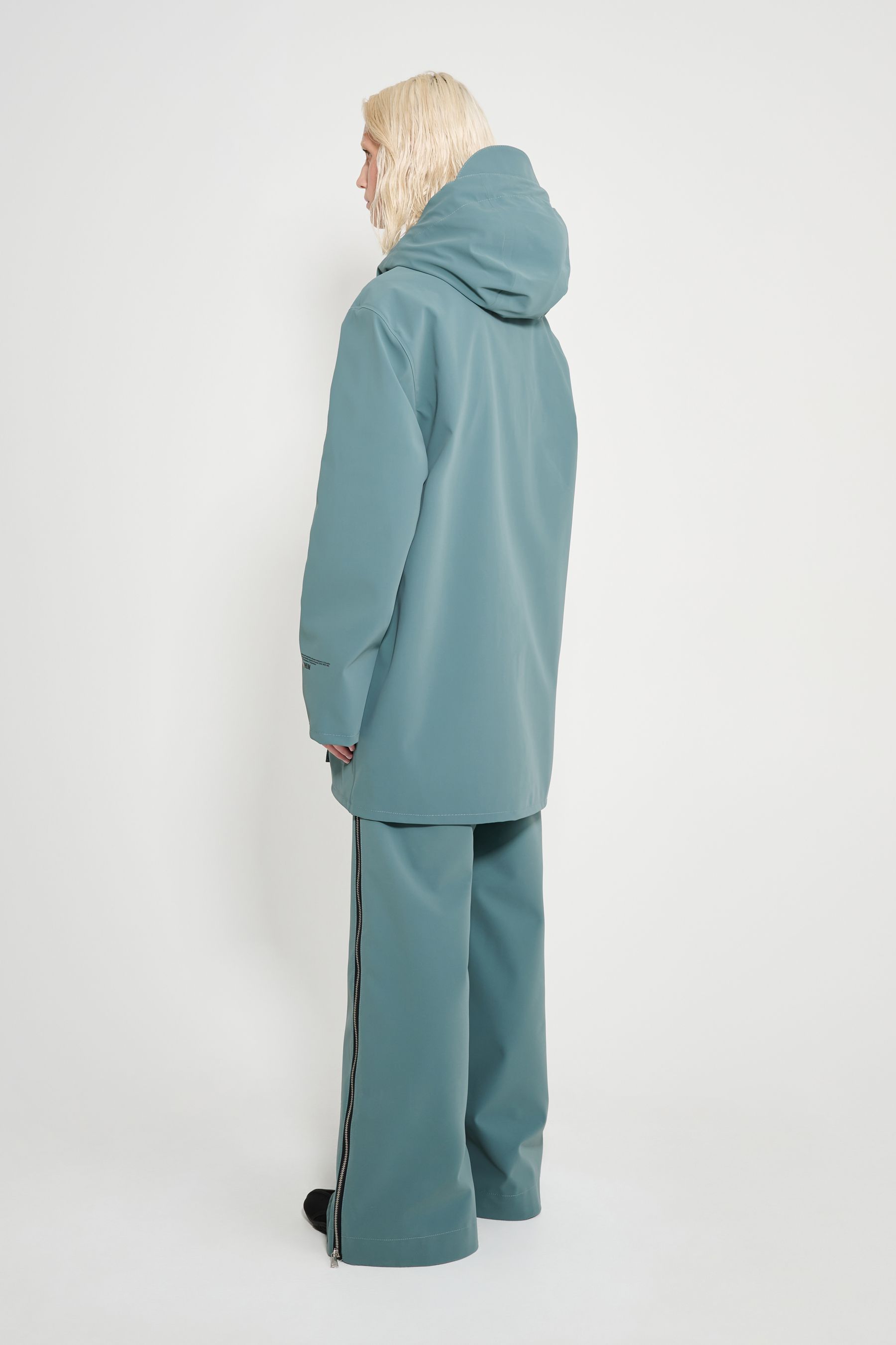 stutterheim stockholm patch raincoat moon rock women jackets raincoats