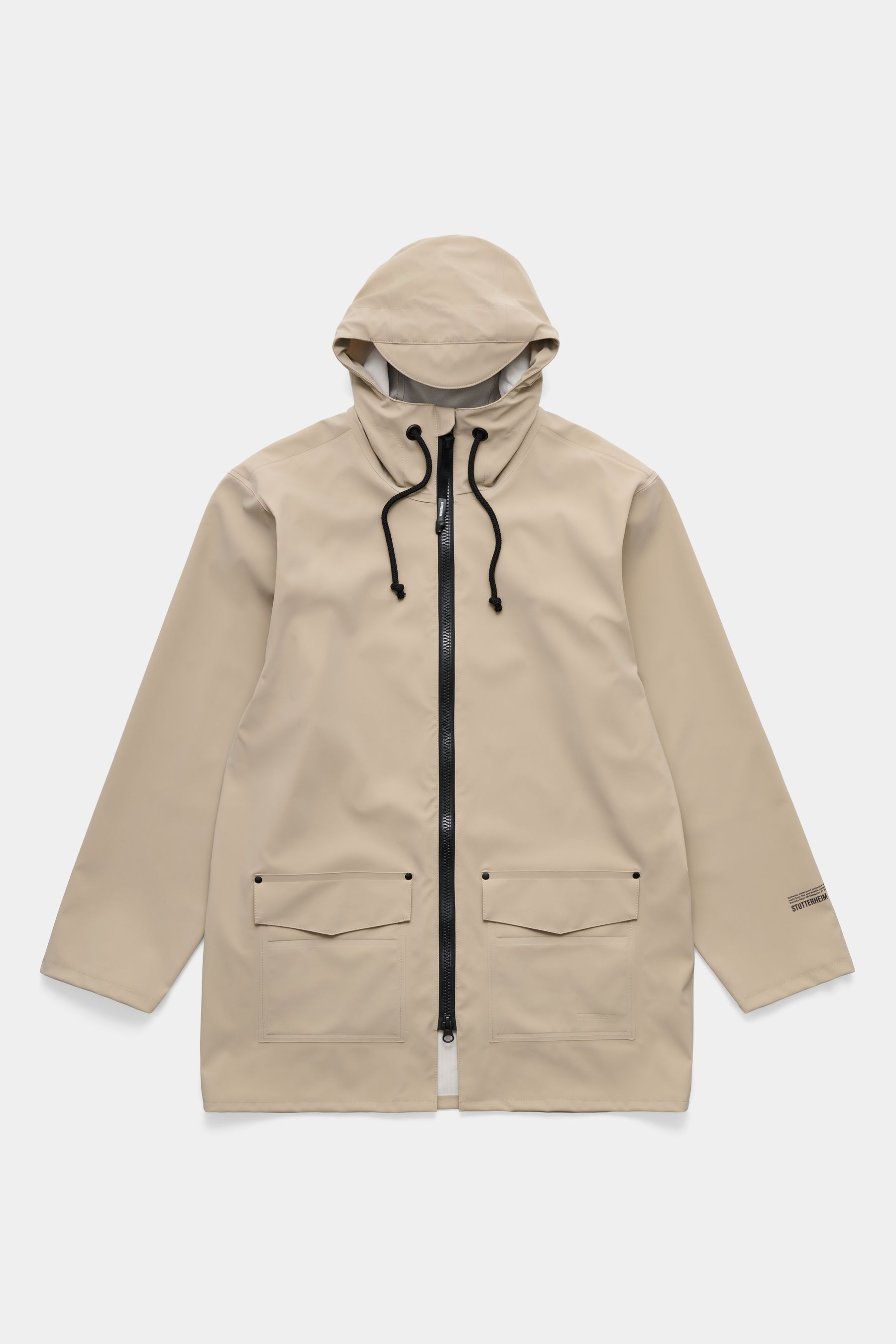stutterheim stockholm patch raincoat potato women jackets raincoats