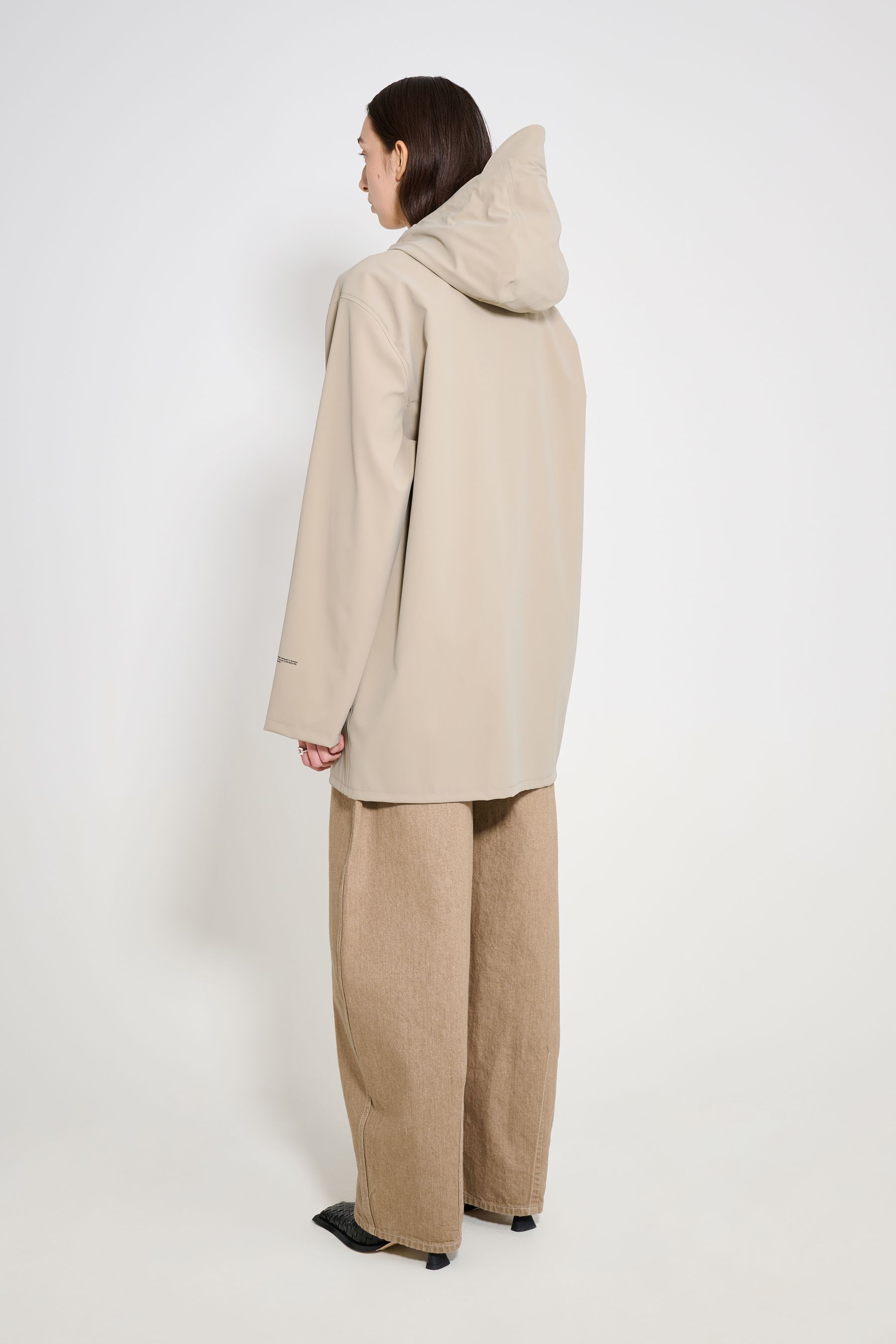 stutterheim stockholm patch raincoat potato women jackets raincoats