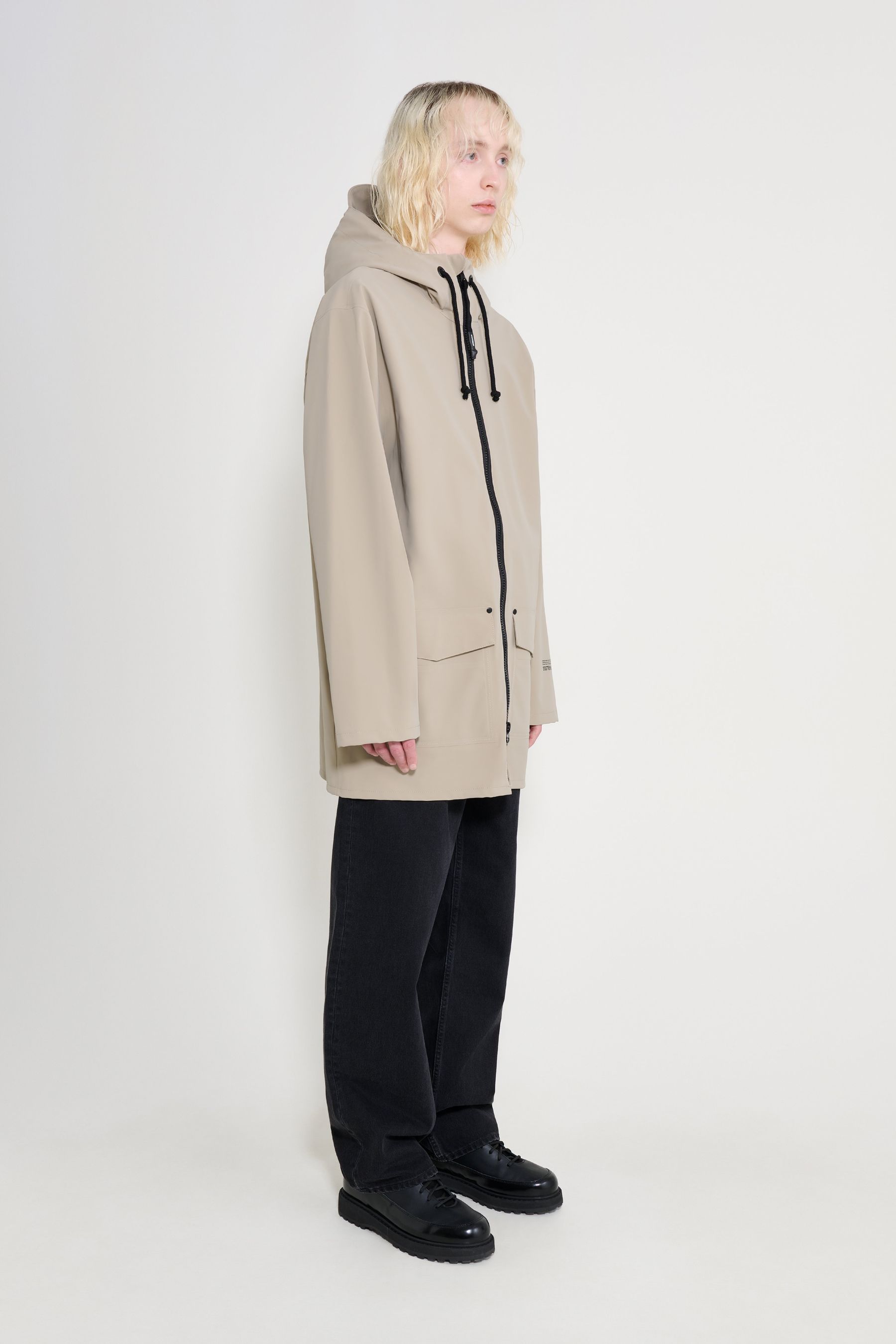 stutterheim stockholm patch raincoat potato men jackets raincoats