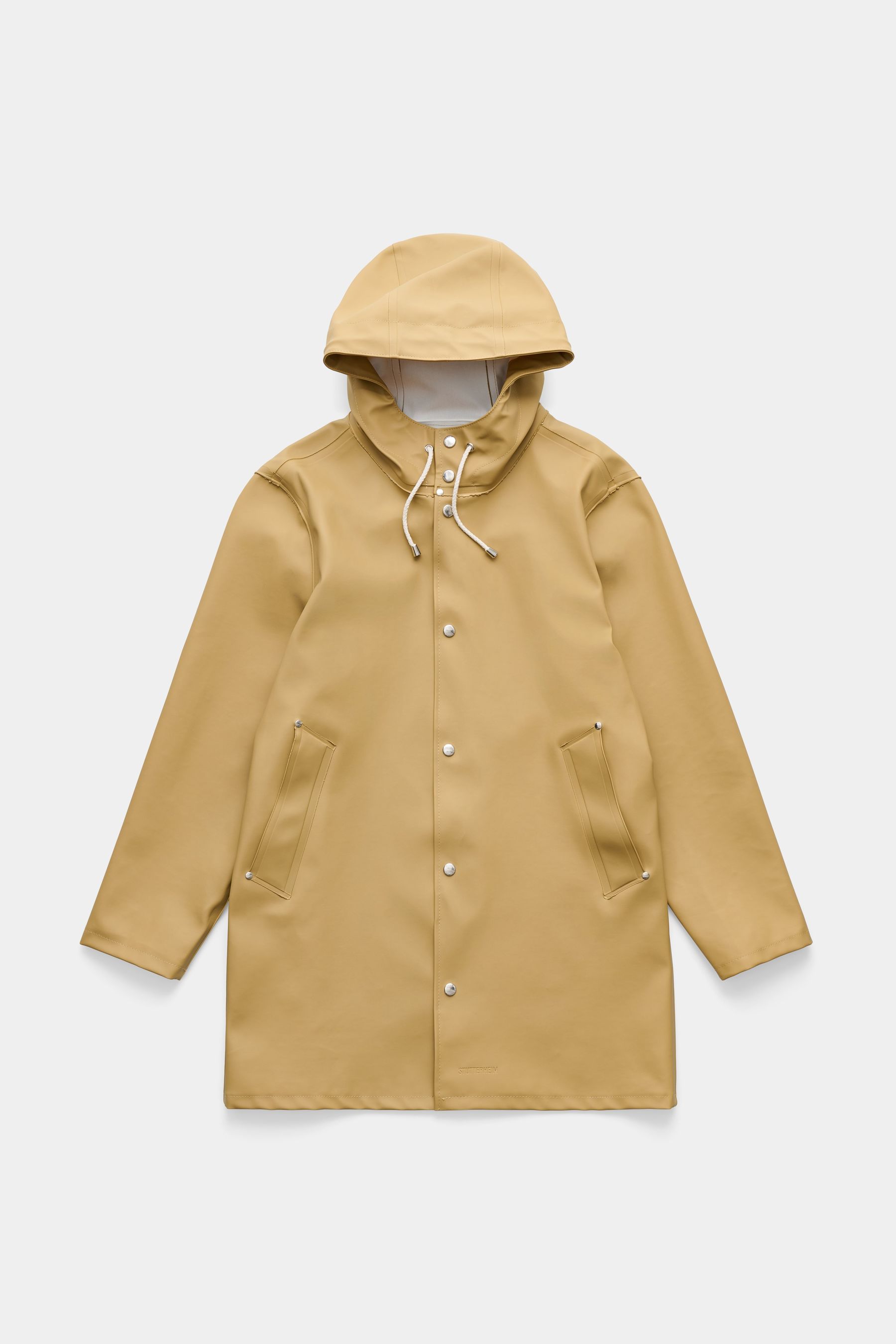 stutterheim stockholm original raincoat sand men jackets raincoats