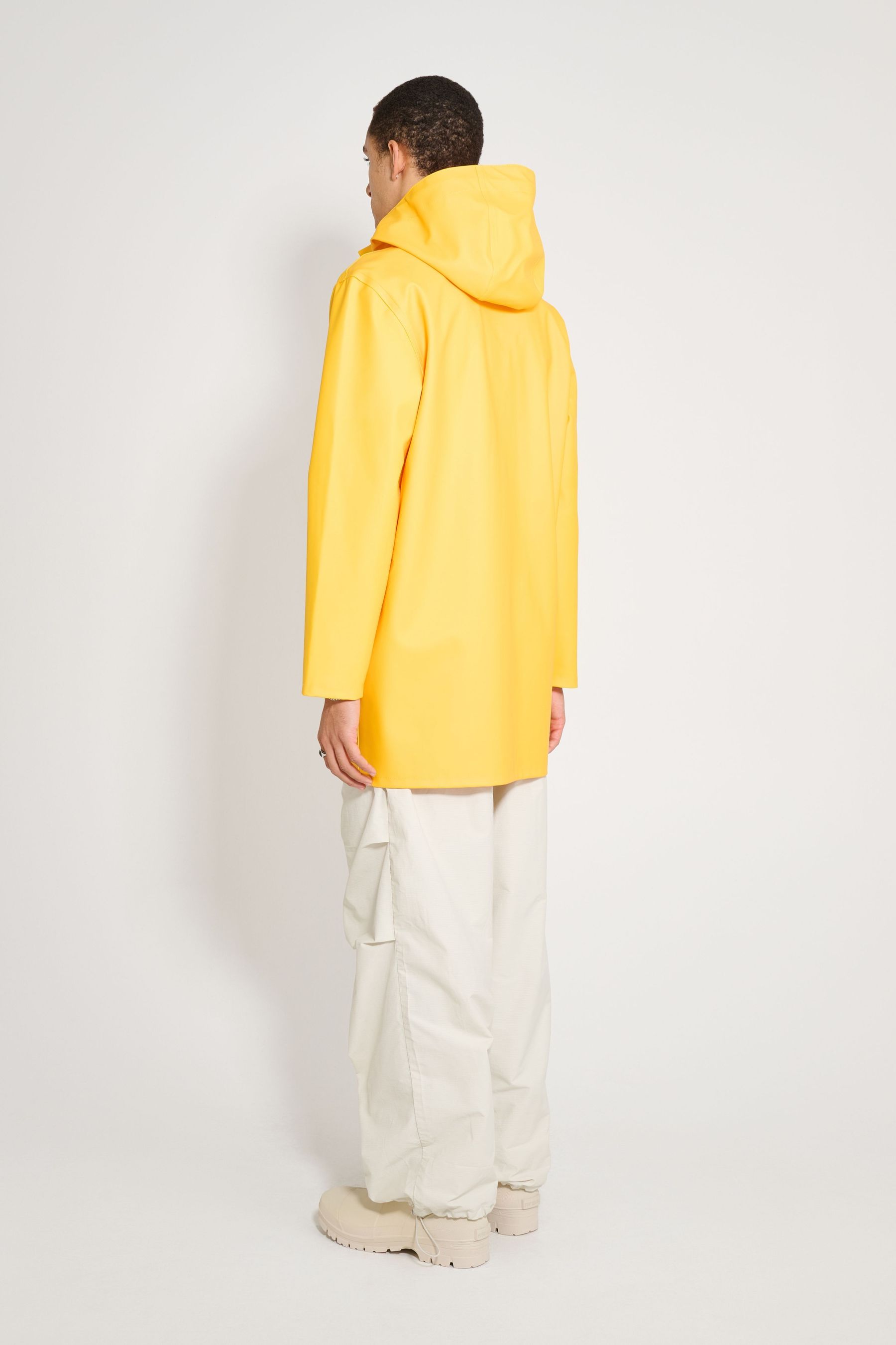 stutterheim stockholm original raincoat yellow men jackets