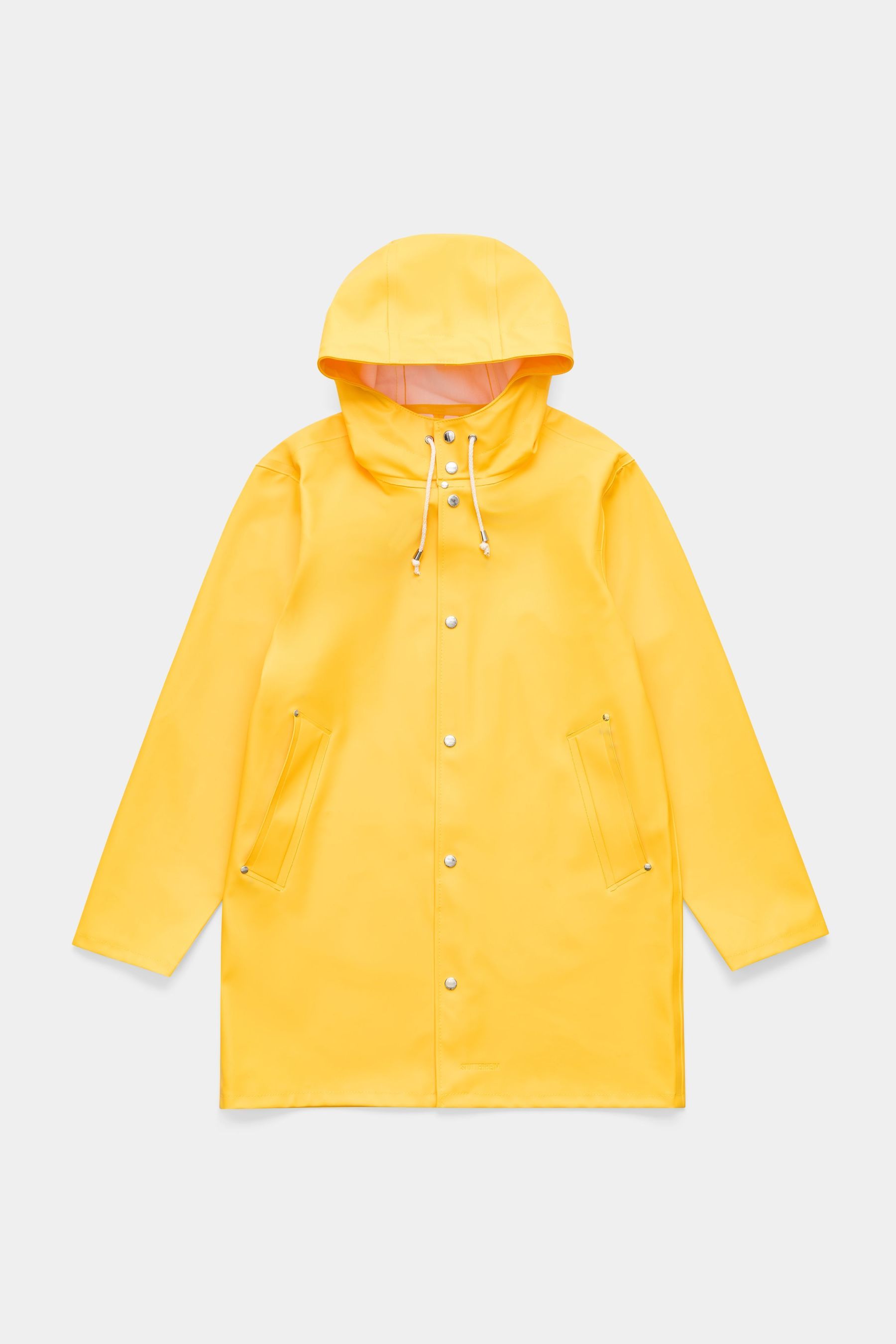 stutterheim stockholm original raincoat yellow men jackets