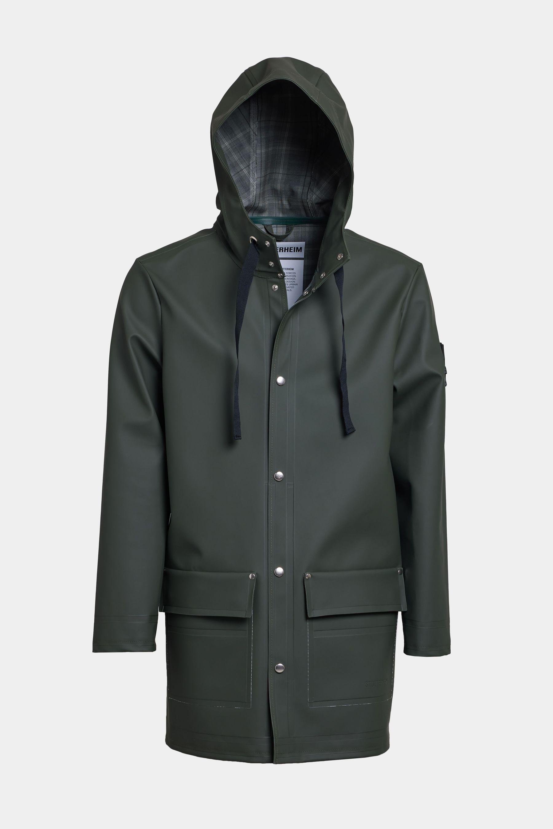 stutterheim men's raincoat green men jackets raincoats