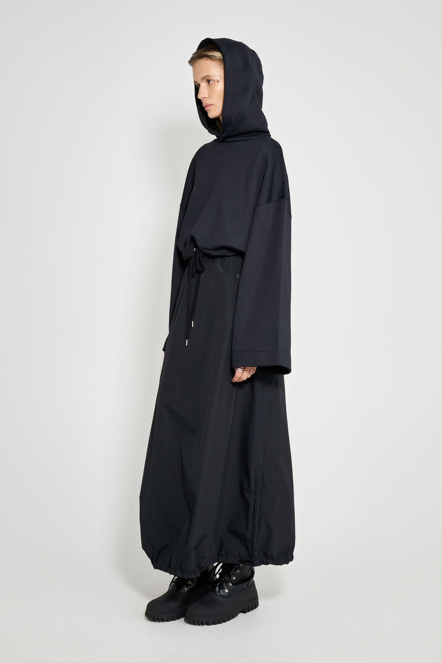 stutterheim svartvik hoodie black women knitwear