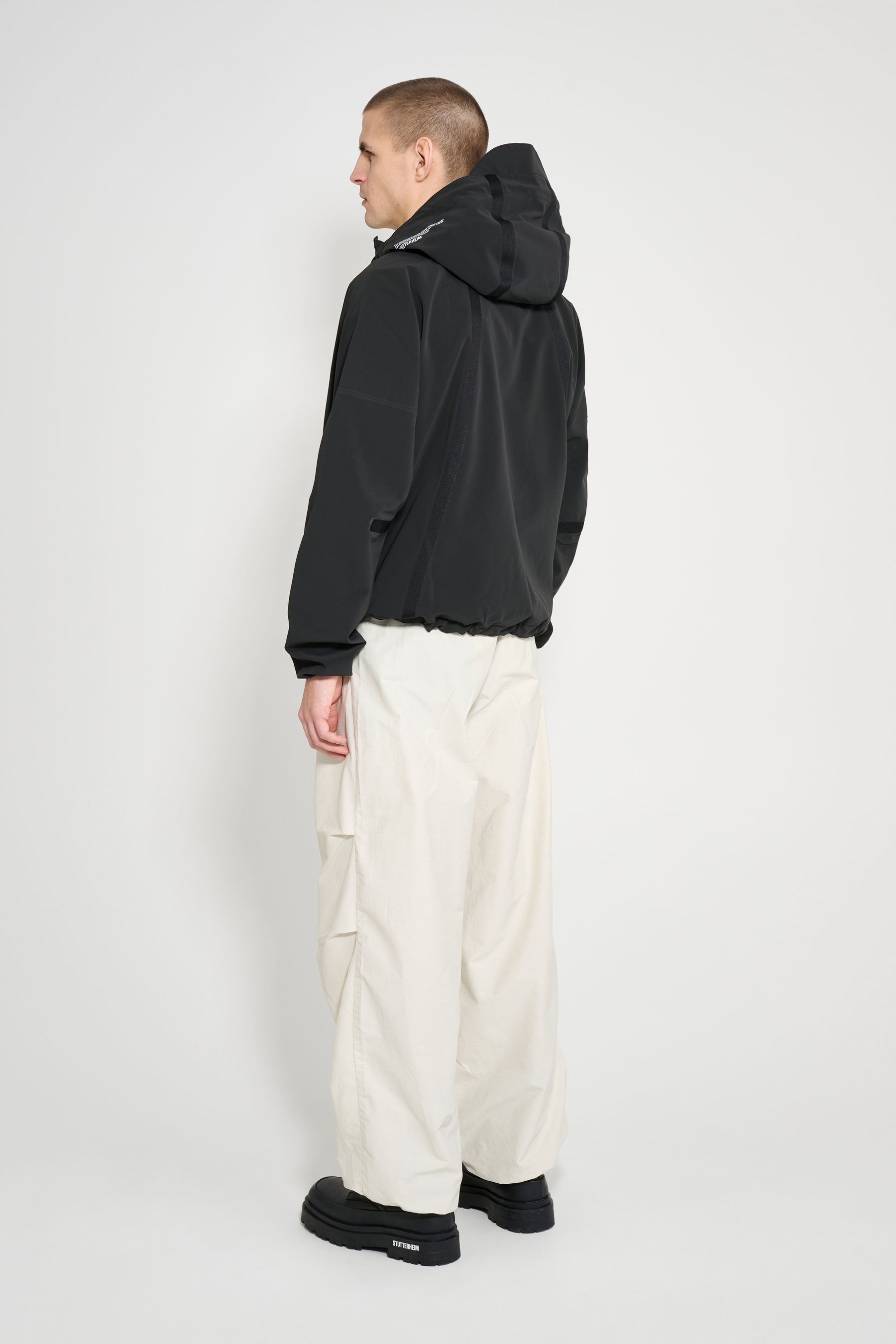 stutterheim traneberg tape jacket black men jackets